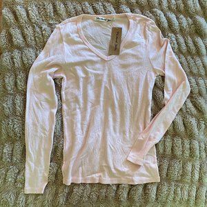 NWT Michael Stars Long Sleeve - Light Pink Shine